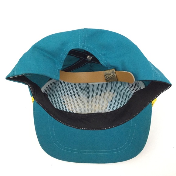 Vtg Star Ship Oceanic Hat Script Flag Logo Rope USA Golf Baseball Adjustable Cap - Picture 7 of 9